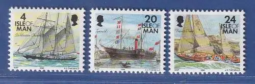 Isle of Man 1996 Freimarken Schiffe Mi.-Nr. 676-78 **/MNH