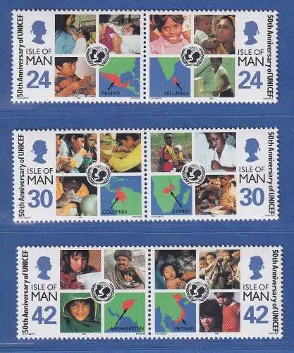 Isle of Man 1996 Kinderhilfswerk der Vereinten Nationen Mi.-Nr. 695-700 **/MNH