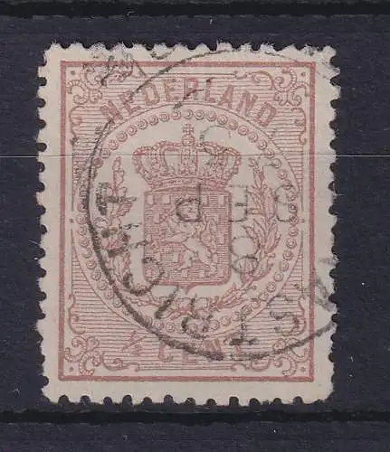 Niederlande 1871 Wappen 1/2 Cent Mi.-Nr. 13 B O MAASTRICHT