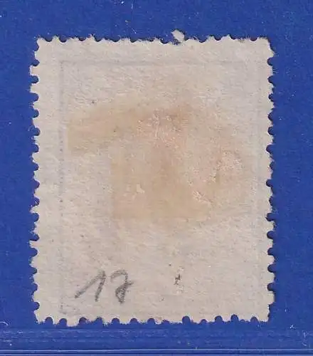 Niederlande 1870 Wappen 2 1/2 Cent Mi.-Nr. 18 B gestempelt