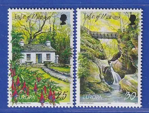 Isle of Man 1999 Europa: Natur und Nationalparks Mi.-Nr. 799-800 **/MNH