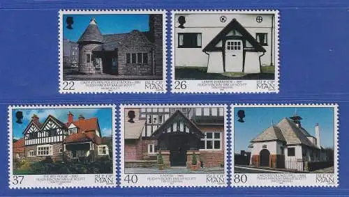 Isle of Man 2001 Architektur Mi.-Nr. 938-42 Satz kpl. **/MNH
