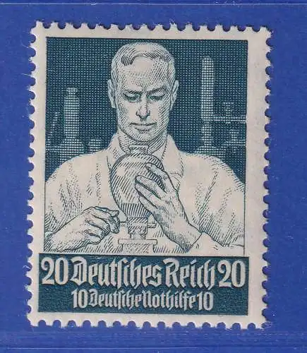 Dt. Reich 1934 Berufsstände Forscher 20+10 Pfg. Mi.-Nr. 562 postfrisch **