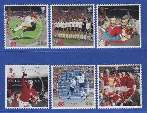 Isle of Man 2006 Fußball-WM in England, WM 2006 Deutschl. Mi-Nr. 1295-300 **/MNH