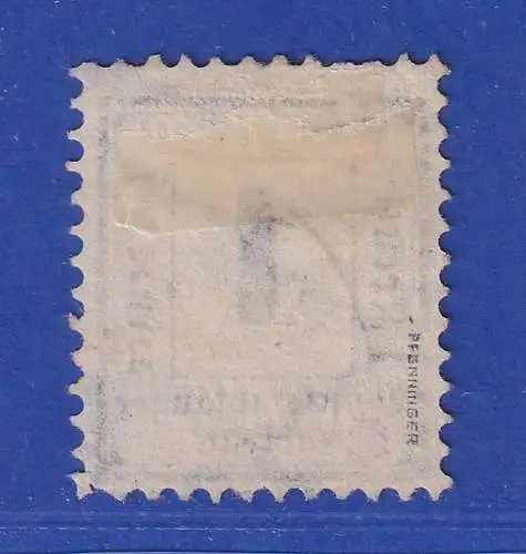 Bayern 1871 Portomarke 1 Kreuzer Mi.-Nr. 2X gestempelt gpr. PFENNINGER