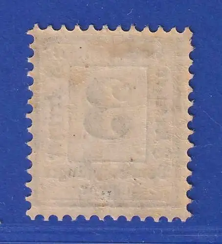 Bayern 1870 Portomarke 3 Kreuzer  Mi.-Nr. 3X  ungebraucht *