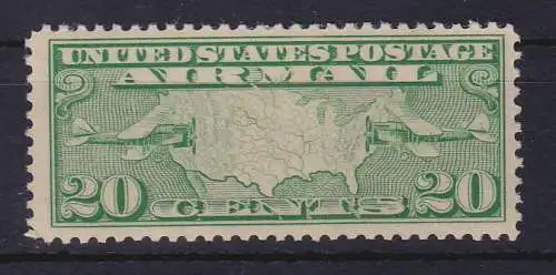 USA 1926 Flupostmarke Landkarte 20 Cents Mi.-Nr. 302 **