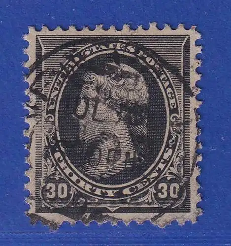 USA 1890 Präsident Jefferson 30 Cents Mi.-Nr. 70 schön O und perfekt zentriert !