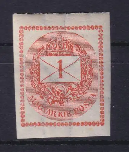 Ungarn 1881 Zeitungsmarke Wertziffer Mi.-Nr. 26a ungebraucht *