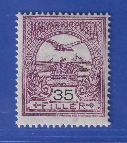 Ungarn 1913 Turul 35 Fillér Mi.-Nr. 120Y ungebraucht *