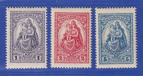 Ungarn 1926 Patrona Hungariae Mi.-Nr. 427-429 postfrisch **