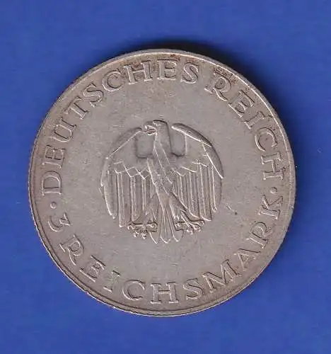 Dt. Reich Silbermünze Lessing 3 Reichsmark 1929 A ss