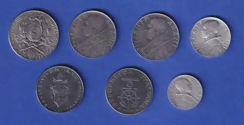 Vatikan 1941 - 1981   Lot 7 Münzen