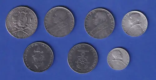 Vatikan 1941 - 1981   Lot 7 Münzen