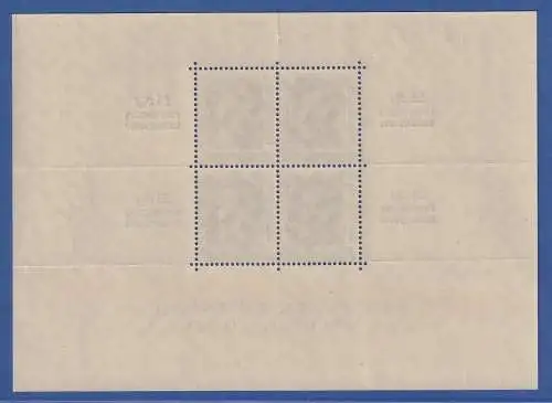 Dt. Reich 1937 Block Reichsparteitag Kulturspende Mi-Nr. Block 11 postfrisch **