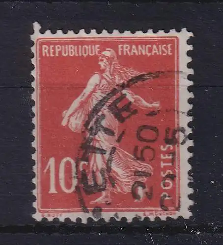Frankreich 1906 Säerin 10 C scharlachrot Mi.-Nr. 117c gestempelt