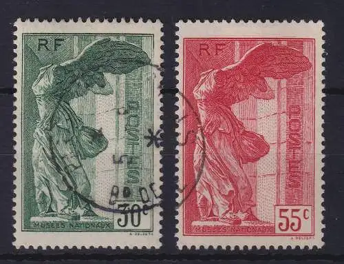 Frankreich 1937 Nationalmuseen Mi.-Nr. 359-360 gestempelt
