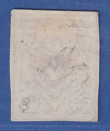 Schweiz 1850 Orts-Post 2 1/2 Rappen Mi.-Nr. 5 IIa gestempelt 
