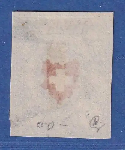 Schweiz 1851 RAYON I 5 Rp. Mi.-Nr. 9 II gestempelt mit Raute.