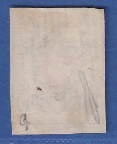 Schweiz 1851 RAYON II  10 Rp.  Mi.-Nr. 8 II O mit eidgenössischer Raute 