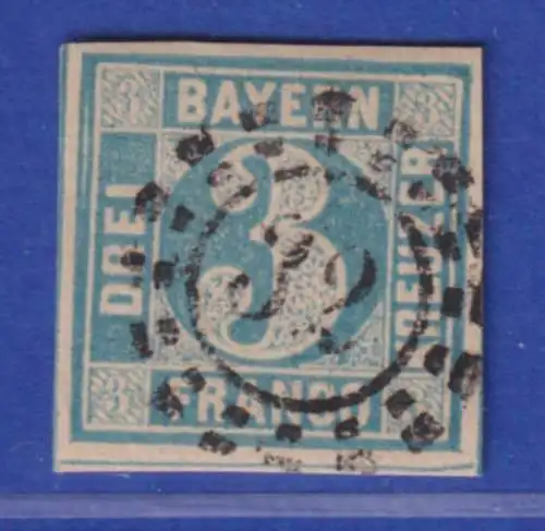 Altdeutschland Bayern Mi.-Nr. 2 II mit sauberem OMR 32 Bamberg