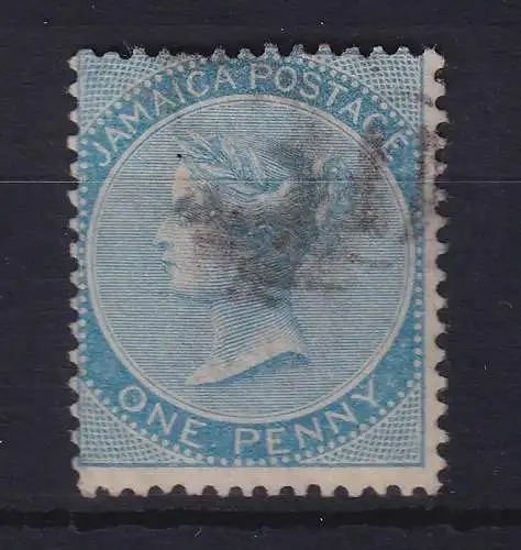 Jamaika 1860 Queen Victoria 1 Penny  Mi.-Nr. 1a  gestempelt