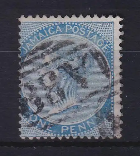 Jamaika 1870 Queen Victoria 1 Penny Mi.-Nr. 8 gestempelt