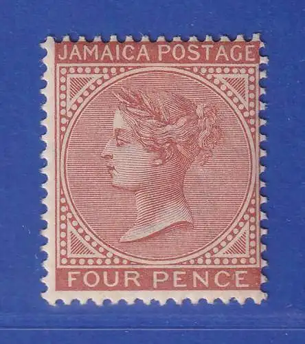 Jamaika 1883 Queen Victoria 4 Pence Mi.-Nr. 18 ungebraucht *