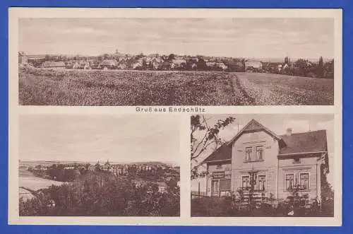 Thüringen alte AK Endschütz (Landkreis Greiz), ungelaufen 