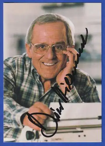 Dieter Hildebrandt Kabarettist und Schauspieler Original-Autogramm 80er Jahre