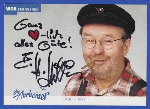 Ernst Hilbig Schauspieler und Kabarettist Original-Autogramm 2000er Jahre