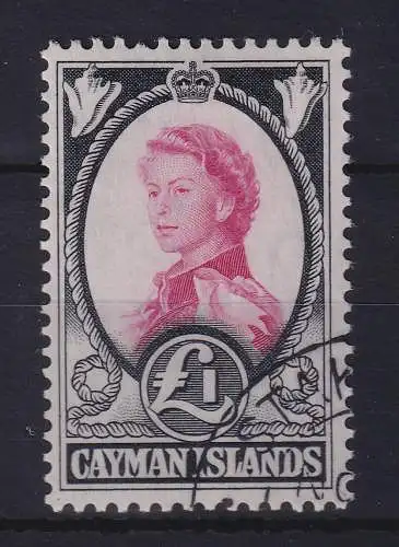 Kaiman-Inseln / Cayman Islands 1962 Queen Elizabeth II. Mi.-Nr. 168 gestempelt