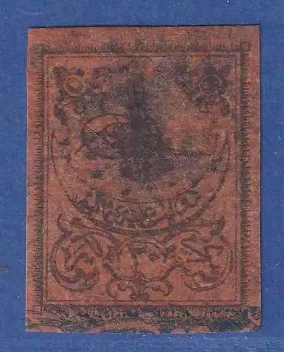 Türkei 1863 Portomarke Tugra Abdul Aziz 5Ghr. , Mi.-Nr. 1b gestempelt / used