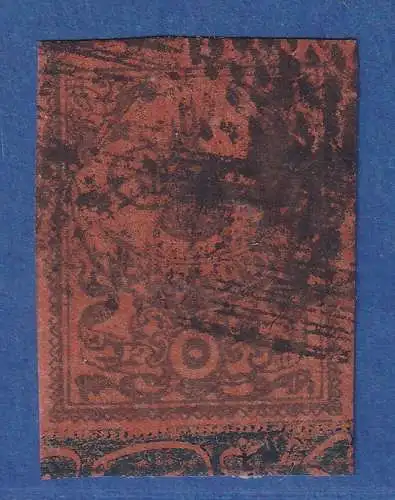 Türkei 1863 Portomarke Tugra Abdul Aziz 5Ghr. Mi.-Nr. 4b gestempelt / used