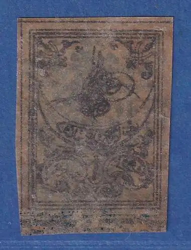 Türkei 1863 Portomarke Tugra Abdul Aziz 1Ghr. Mi.-Nr. 2b gestempelt / used