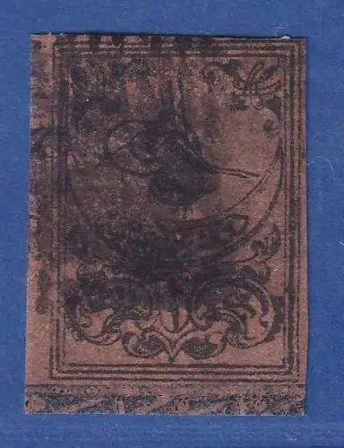 Türkei 1863 Portomarke Tugra Abdul Aziz 1Ghr Mi.-Nr. 2b gestempelt / used