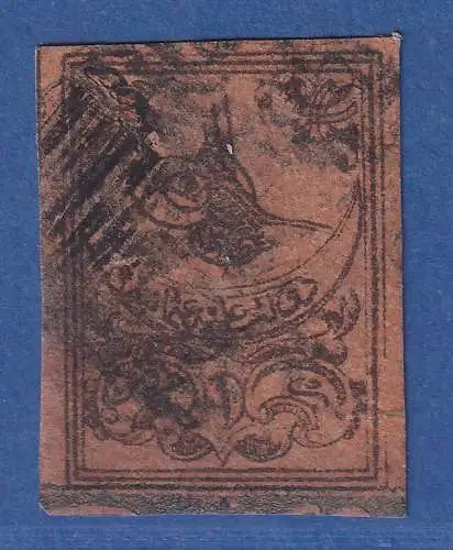 Türkei 1863 Portomarke Tugra Abdul Aziz 1Ghr Mi.-Nr. 2b gestempelt - used