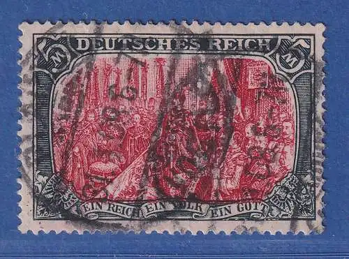 Deutsches Reich 5 Mark Mi.-Nr. 97AIa gestempelt, geprüft JÄSCHKE BPP