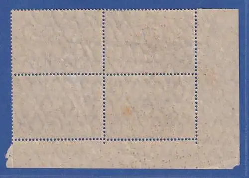 Deutsches Reich 3 Mark Mi.-Nr. 96IIBb Eckrandviererblock UL **