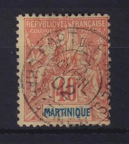 Martinique  Freimarke 40 c. Mi.-Nr. 35 gestempelt
