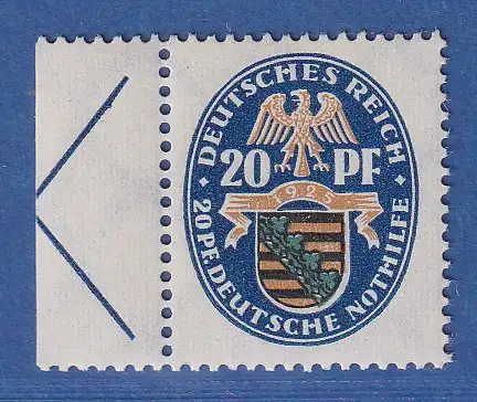 Dt. Reich Nothilfe 1925 ZSD Mi.-Nr. 20.2  postfrisch  **