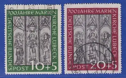 Bundesrepublik Marienkirche Mi.-Nr. 139-140 Satz schön O, tiefst gepr. Schlegel