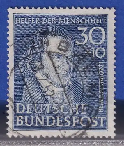 Bundesrepublik 1951 Wohlfahrt Pestalozzi Mi-Nr. 146 O BREMEN gpr. SCHLEGEL 