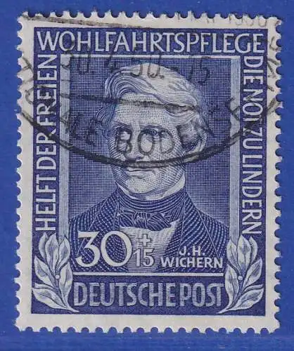 Bundesrepublik Wohlfahrt 1949 J.H. Wichern  Mi.-Nr. 120   O  gepr. Schlegel