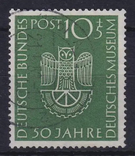 Bundesrepublik 1953 Deutsches Museum Mi.-Nr. 163 gest. gpr. SCHLEGEL BPP