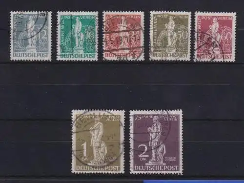 Berlin 1949 Weltpostverein UPU Stephansatz Mi.-Nr. 35-41 sauber rund-gestempelt