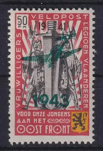 Dt. Besetzung 2.WK Belgien Fläm. Legion Ostfront Mi.-Nr. V Einzelwert *
