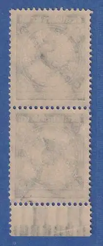 Dt. Reich 1923 5Pfg Rosette seltener PLF abgebrochener Bogen der 5 Mi-Nr. 339 II