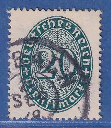 Dt. Reich 1927 Dienstmarke 20 Pfg. Mi.-Nr. 119Y gestempelt  gpr. SCHLEGEL BPP