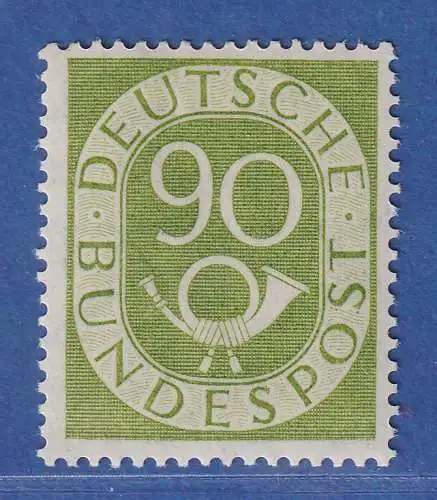 Bundesrepublik Posthornsatz 90Pfg-Wert Mi.-Nr. 138 ** signiert SCHLEGEL BPP